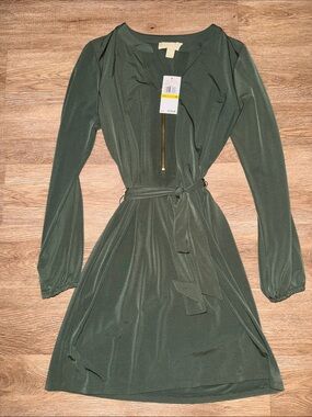 palm lace mini dress michael kors Michael Kors | Dresses | Michael Kors Chambray Palm Guipure Lace Mini Dress  Limited Edition Nwt Org 355